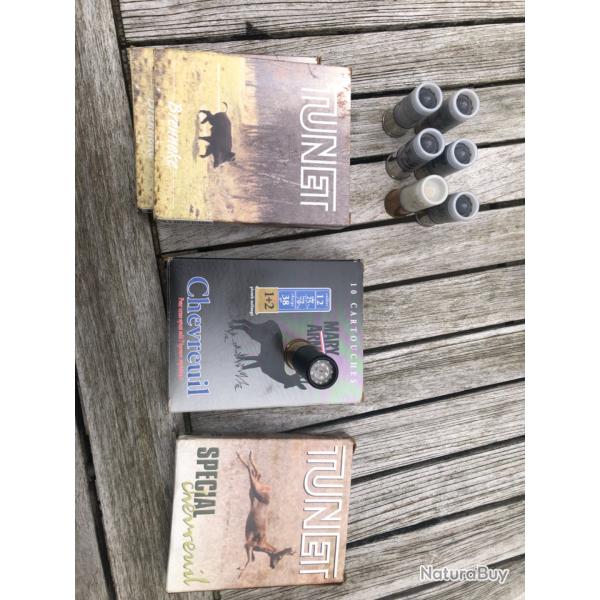 Lot Brenneke et chevreuil Cal.12