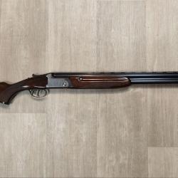 ENCHERES 1� - Fusil AYA ((AGUIRRE Y ARANZABAL) Superpos&eacute; - Cal 12/76 - Canon 71 cm (Occasion)