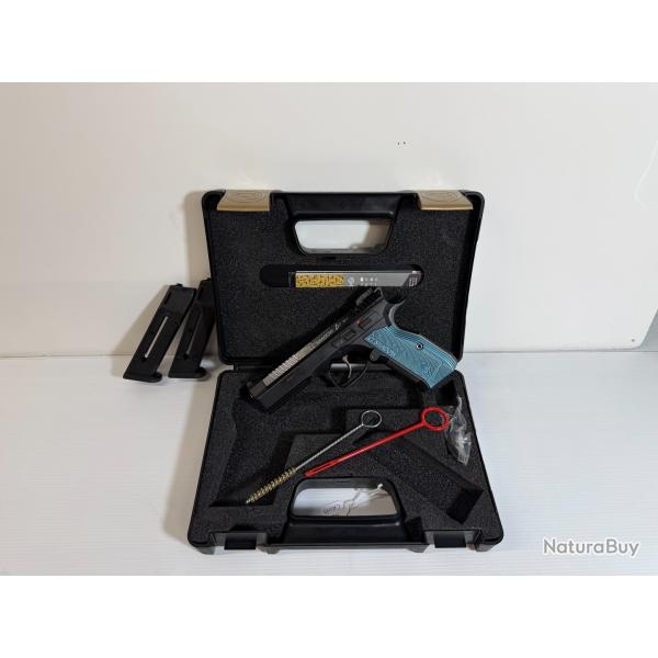 DESTOCKAGE CATEGORIE B PISTOLET CZ SHADOW 2 CAL 22LR BLEU FRAIS DE PORT OFFERT GARANTIE 2ANS