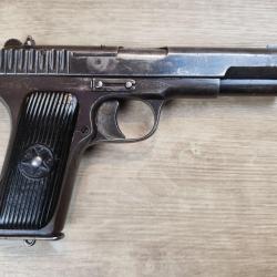 ENCHERES 1� - Pistolet TOKAREV mod&egrave;le TT33 - Tula 1935 - Calibre 7,62x25 (Occasion)