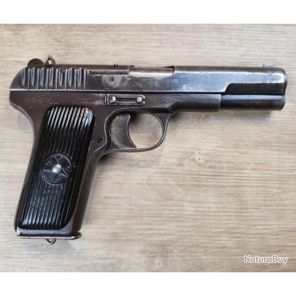 ENCHERES 1� - Pistolet TOKAREV mod�le TT33 - Tula 1935 - Calibre 7,62x25 (Occasion)