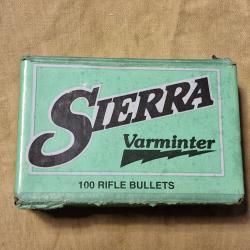 Ogive Sierra Varminter .284 100gr HP (x67) DESTOCKAGE!!!