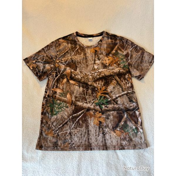 Tee-shirt manches courtes camouflage clair  .