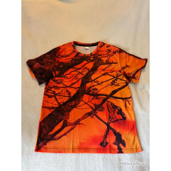 Tee-shirt manches courtes orange