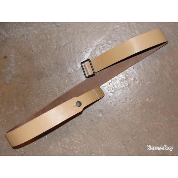 Bretelle sangle cuir neuve fusil Lebel Mousqueton Berthier MAS 36 49 49/56 FSA