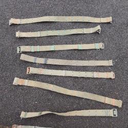 Lot ceinturons arm&eacute;e de terre post ww2