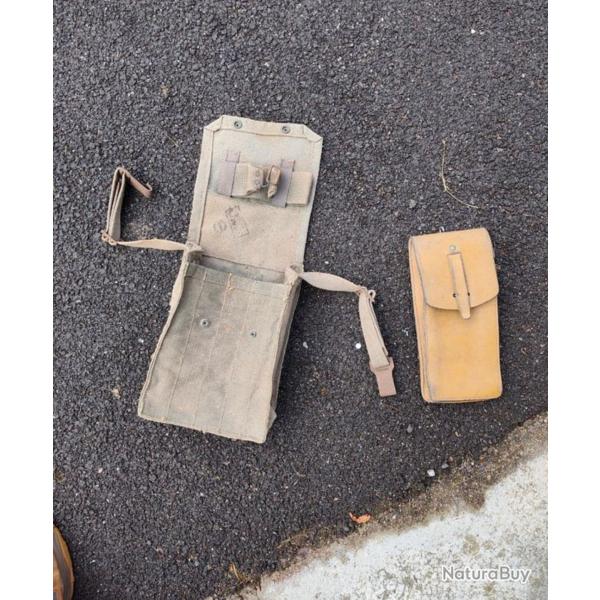 Lot porte chargeur Alg�rie post ww2