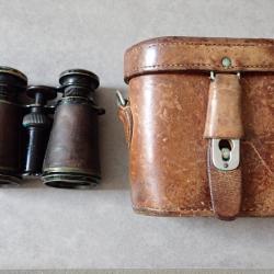 1908 Jumelles officier + &eacute;tui arm&eacute;e suisse