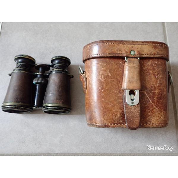 1908 Jumelles officier + �tui arm�e suisse