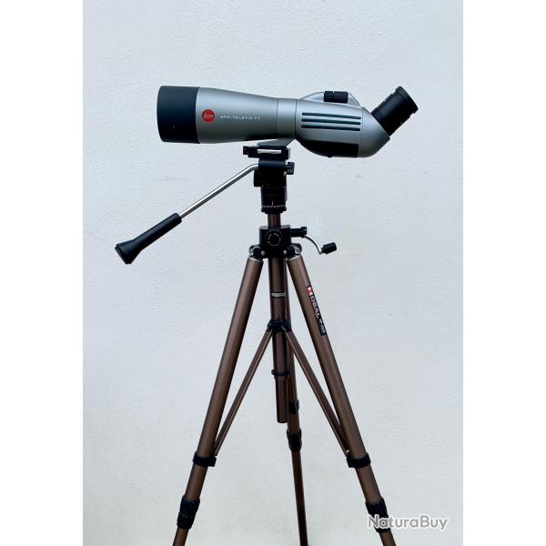 Monoculaire Longue-vue LEICA APO-TELEVID 77 + Oculaire 20-60x + Adaptateur Photo Canon