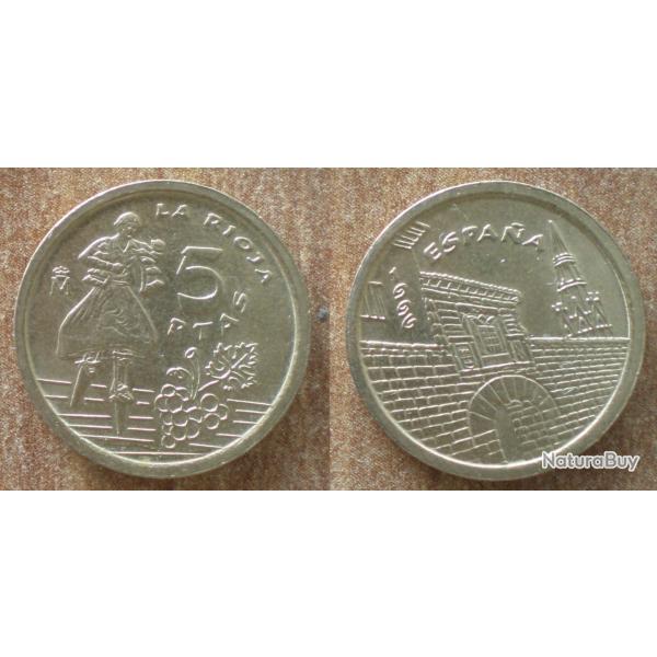 Espagne 5 Pesetas 1990 Piece Tour de Seville