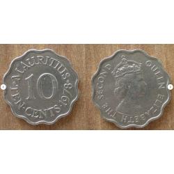 Maurice 10 Cents 1978 Neuve Roupie Roupies Piece Cent