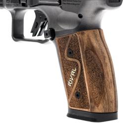 VENTE FLASH CANIK Poign&eacute;e bois Rival S noyer avec logo m&eacute;tal