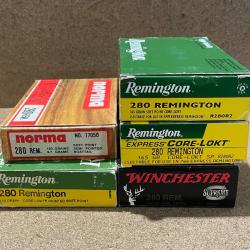 Lot de munitions .280 rem