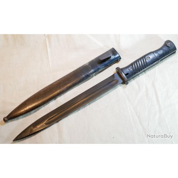 Ba�onnette ALLEMANDE k98 bel �tat bouton fonctionnel Carl Eickhorn 1938 num�ro 50 S CAE26LAN005