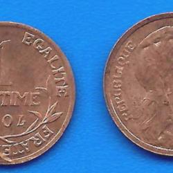 France 1 Centime 1904 Dupuis Pi&egrave;ce Centimes anciens Francs Franc