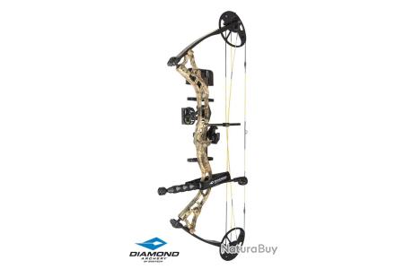 Diamond Infinite 305 Arc à Poulies – Main Droite, 7-70 Lbs, Allonge 19-30″, Couleur Breakup Country