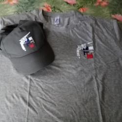 vend tee shirts et casquette neuve pour tireur ou collectionneur
