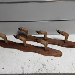 Porte fusils 3 places pieds de biche