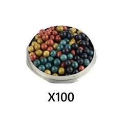 Sachet de 100 billes en argile diam&egrave;tre 9mm