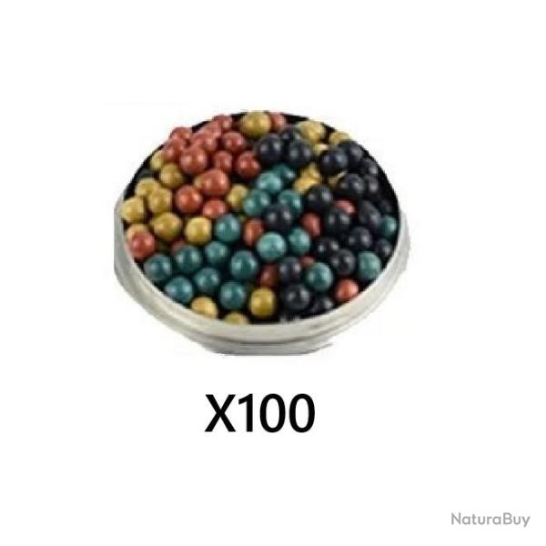 Sachet de 100 billes en argile diam�tre 9mm