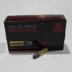 lot 1000 cartouches 22lr, Geco Rifle , plombs, 40 grains