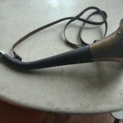 corne de chasse avec gros embout