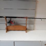 Ancienne Canne à Pêche Mitchell Companion Avec Moulinet Mouche, Bon état