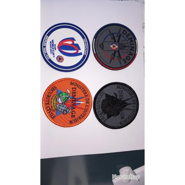 Patchs D�minage S�curit� civile