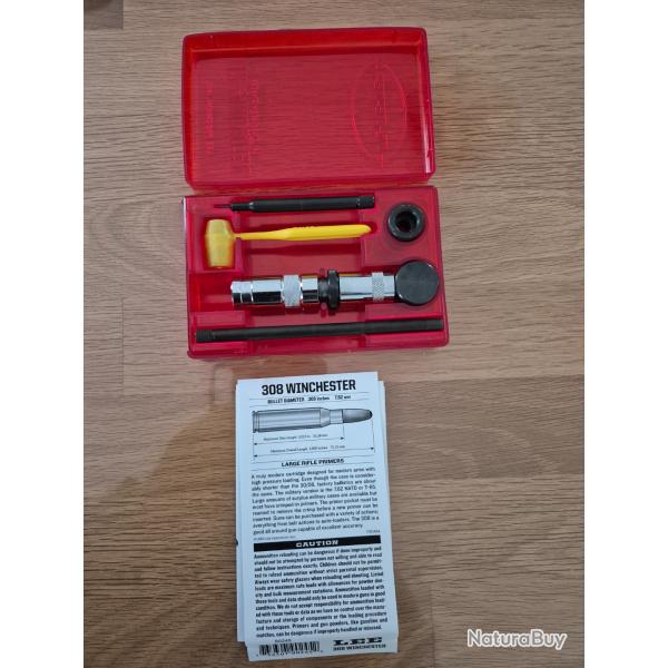 Kit de rechargement manuel cal. 308win