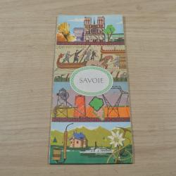 Plan carte routi&egrave;re Mobil Savoie  Haute Alpes 1964   (5)