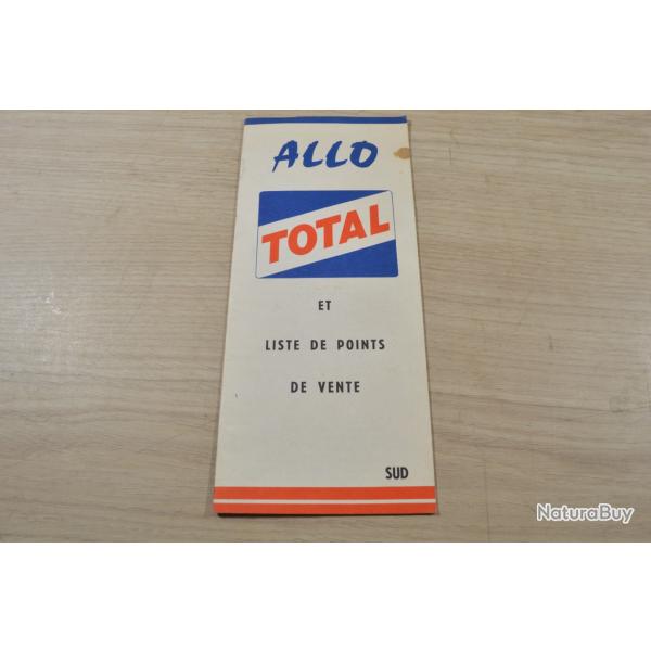 D�pliant Publicitaire vintage ALLO TOTAL SUD 1964 V�hicule carte ancienne    (5)