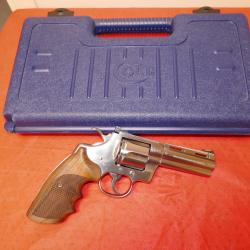 Revolver COLT PYTHON INOX 4" en 38/357 datant de 1996