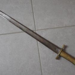 Rare baionnette cantonale suisse Weidemesser 1805 / 1817 pour carabine de chasseurs