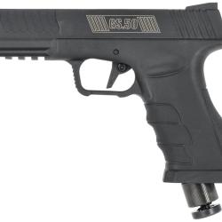 Pistolet de d&eacute;fense GS50 Noir CO2 calibre .50 14 joules Gunsmith