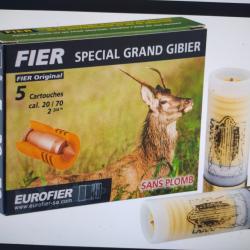 Fier bo&icirc;te de de 5 balles classic 20g sans plomb calibre 20/70