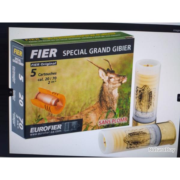 Fier bo�te de de 5 balles classic 20g sans plomb calibre 20/70