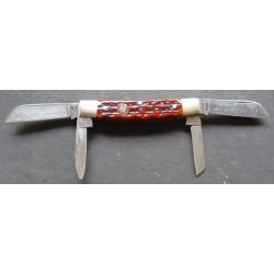 COUTEAU 4 LAMES RARE COMMEMORATIF 200 th OF OUR CONSTITUTION 1987 "B&Ouml;KER SOLINGEN" SORTI DE VITRINE