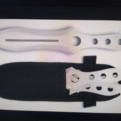 Martinez albainox lot de 3 couteaux de lancer glaive