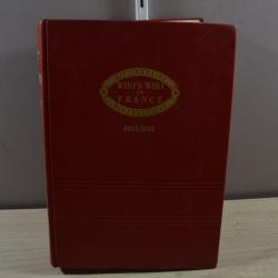 WHO'S WHO IN FRANCE 1985 - 1986 18TH EDITION EDITIONS JACQUES LAFITTE  (5)