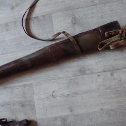 Fonte - Etui de selle pour carabine de cavalerie Suisse Mannlicher 1893