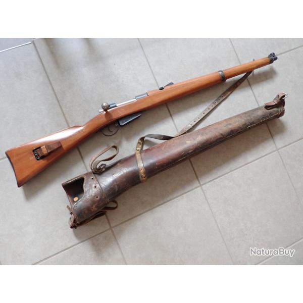 Carabine de cavalerie Suisse Mannlicher 1893. Monomatricule !  Cat�gorie D - GP90 + �tui de selle