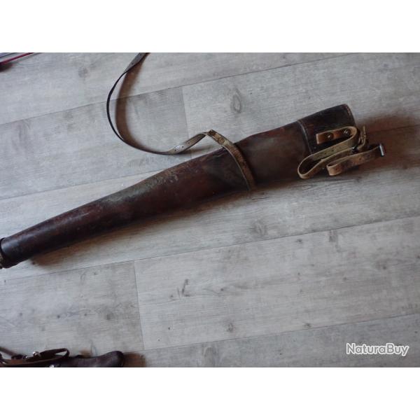 Fonte - Etui de selle pour carabine de cavalerie Suisse Mannlicher 1893