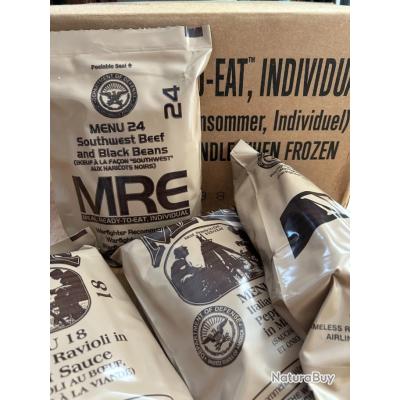 LOT DE 10, Ration de combat Commando, D.D.M 2026 et 27 française