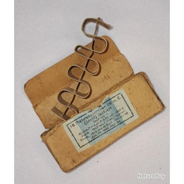 Boite vide 9mm luger p-08 et p38 collection ww2