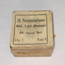 Rare boite vide munitions C96 MAUSER 1941 WW2