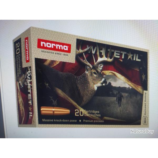 Norma 300 win mag 11.7g 180gr whitetail 20 munitions