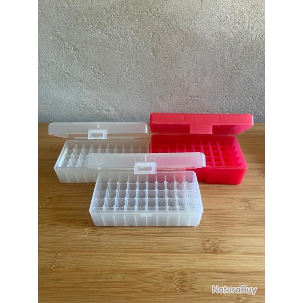 3 bo�tes rangement de 50 munitions