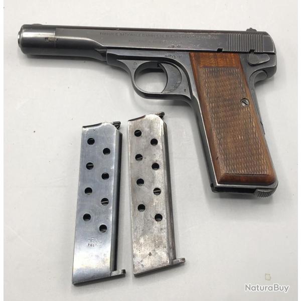 PISTOLET BROWNING 1910/22 2 chargeurs CALIBRE 7.65browning + holster d'occasion