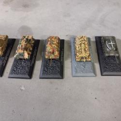 Lot de chars d'assaut en  1/72 &eacute;me